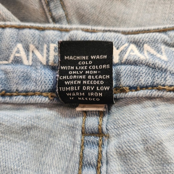 Lane Bryant Light Wash Distressed Girlfriend Denim Shorts Womens Plus Size 18 - Picture 6 of 6